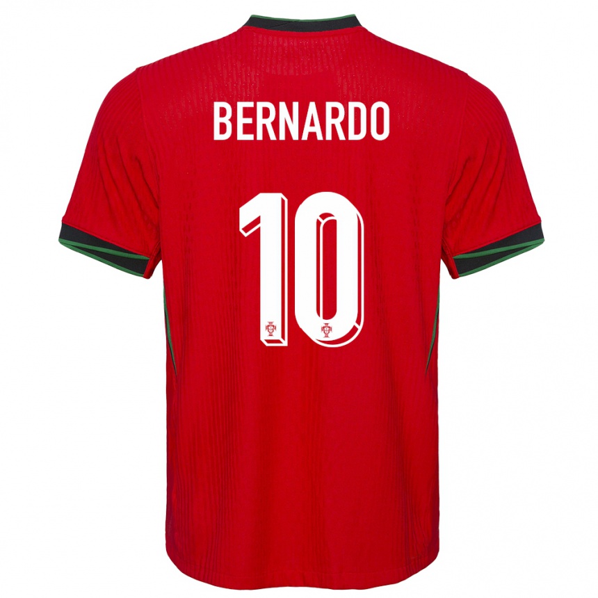 Vaikiškas Portugalija Bernardo Silva #10 Raudona Namų Marškinėliai 24-26 T-Shirt