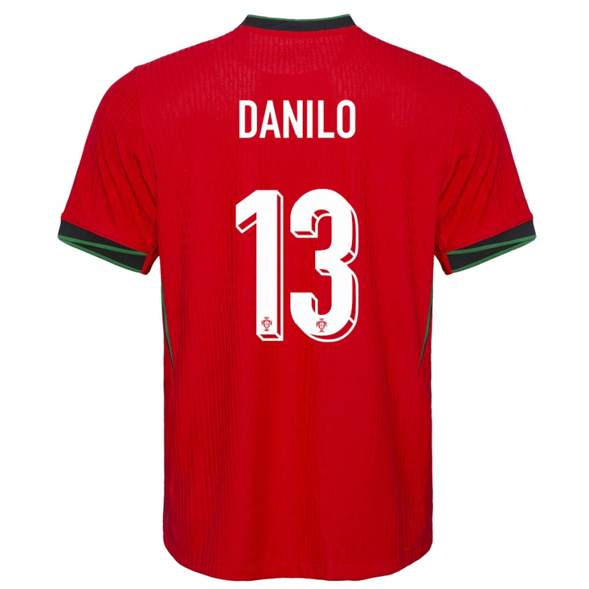 Vaikiškas Portugalija Danilo Pereira #13 Raudona Namų Marškinėliai 24-26 T-Shirt