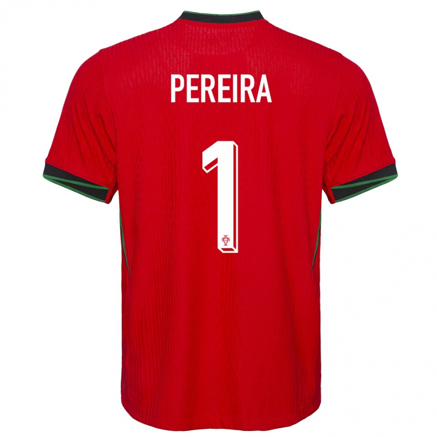 Vaikiškas Portugalija Ines Pereira #1 Raudona Namų Marškinėliai 24-26 T-Shirt