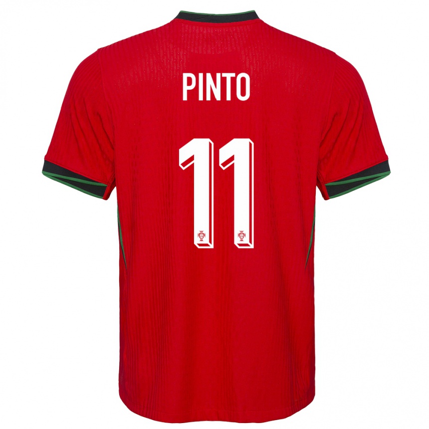 Vaikiškas Portugalija Tatiana Pinto #11 Raudona Namų Marškinėliai 24-26 T-Shirt