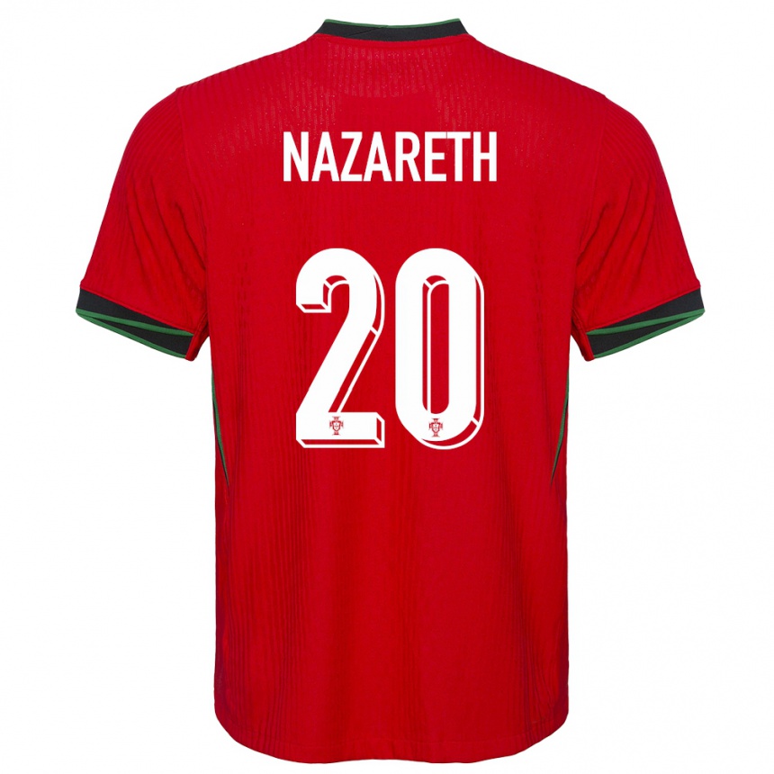 Vaikiškas Portugalija Kika Nazareth #20 Raudona Namų Marškinėliai 24-26 T-Shirt