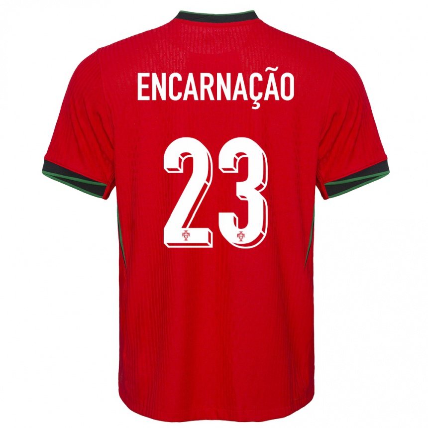 Vaikiškas Portugalija Telma Encarnacao #23 Raudona Namų Marškinėliai 24-26 T-Shirt