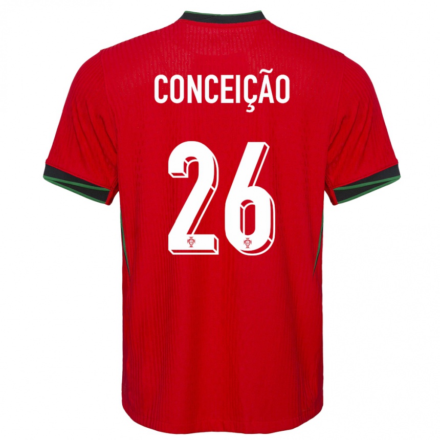 Vaikiškas Portugalija Francisco Conceicao #26 Raudona Namų Marškinėliai 24-26 T-Shirt