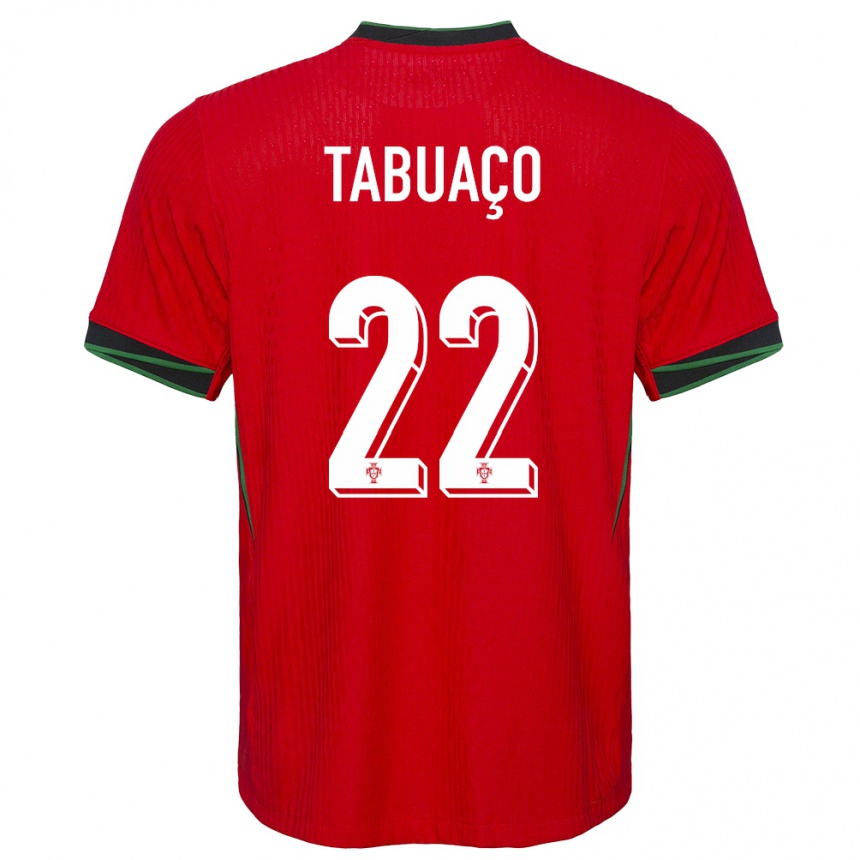 Vaikiškas Portugalija Goncalo Tabuaco #22 Raudona Namų Marškinėliai 24-26 T-Shirt