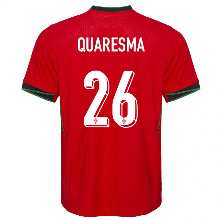 Vaikiškas Portugalija Eduardo Quaresma #26 Raudona Namų Marškinėliai 24-26 T-Shirt