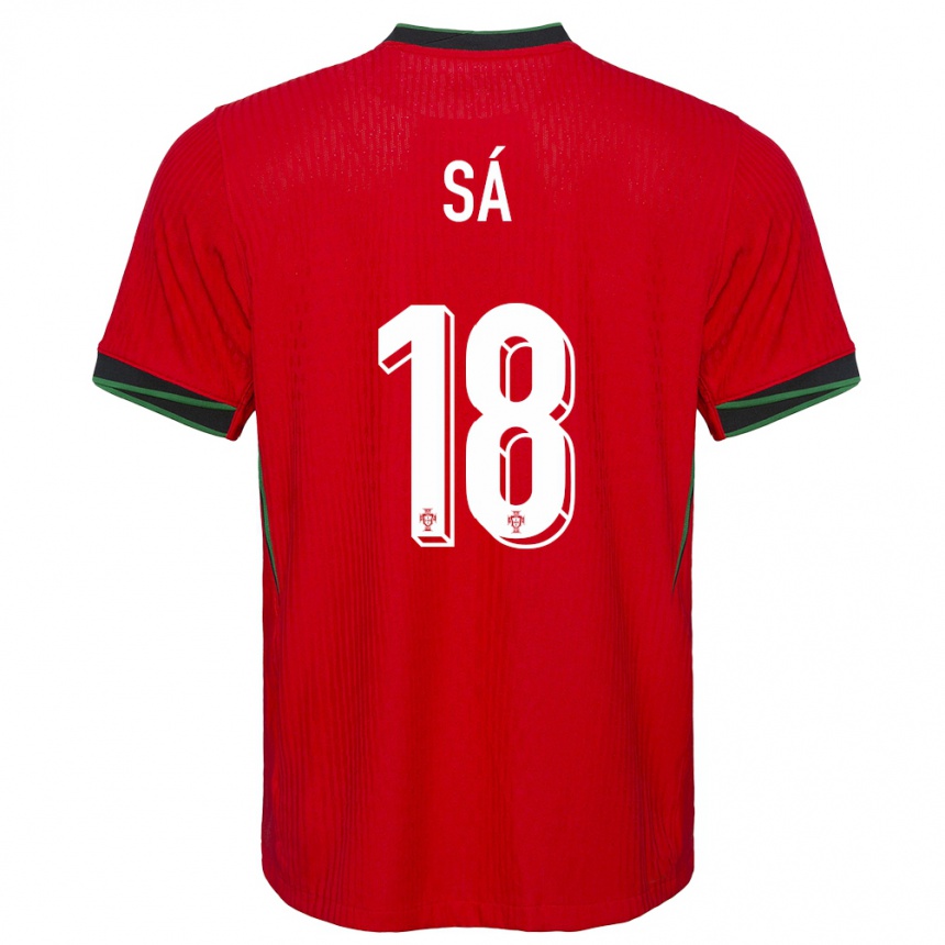 Vaikiškas Portugalija Gustavo Sa #18 Raudona Namų Marškinėliai 24-26 T-Shirt