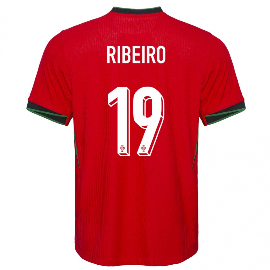 Vaikiškas Portugalija Rodrigo Ribeiro #19 Raudona Namų Marškinėliai 24-26 T-Shirt