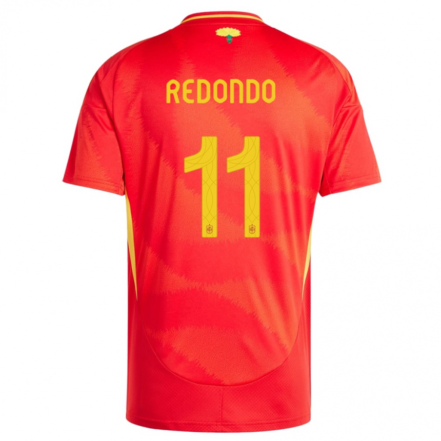 Vaikiškas Ispanija Alba Redondo #11 Raudona Namų Marškinėliai 24-26 T-Shirt