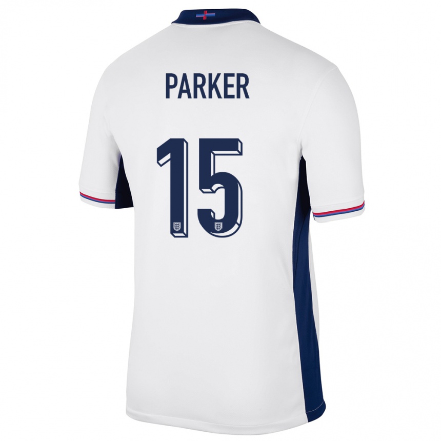 Vaikiškas Anglija Lucy Parker #15 Baltas Namų Marškinėliai 24-26 T-Shirt