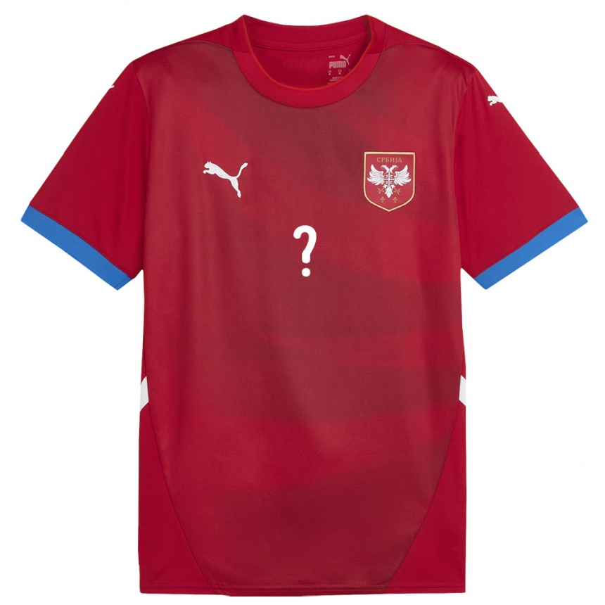 Vaikiškas Serbija Jūsų Vardas #0 Raudona Namų Marškinėliai 24-26 T-Shirt