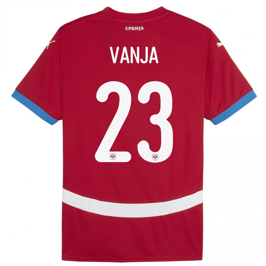 Vaikiškas Serbija Vanja Milinkovic-Savic #23 Raudona Namų Marškinėliai 24-26 T-Shirt