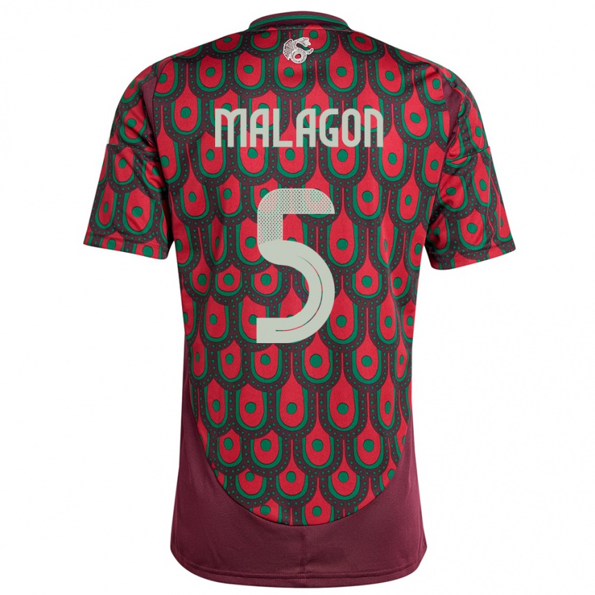 Vaikiškas Meksika Luis Malagon #5 Maroon Namų Marškinėliai 24-26 T-Shirt