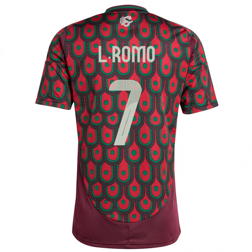 Vaikiškas Meksika Luis Romo #7 Maroon Namų Marškinėliai 24-26 T-Shirt