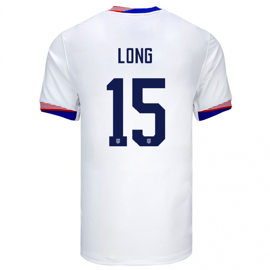 Vaikiškas Jungtinės Valstijos Aaron Long #15 Baltas Namų Marškinėliai 24-26 T-Shirt