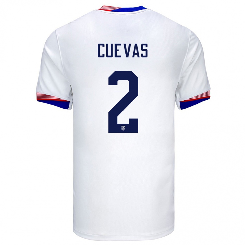 Vaikiškas Jungtinės Valstijos Mauricio Cuevas #2 Baltas Namų Marškinėliai 24-26 T-Shirt