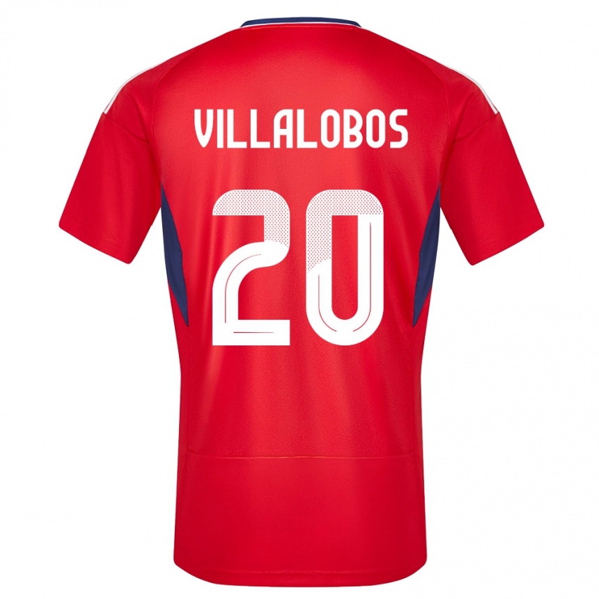 Vaikiškas Kosta Rika Fabiola Villalobos #20 Raudona Namų Marškinėliai 24-26 T-Shirt