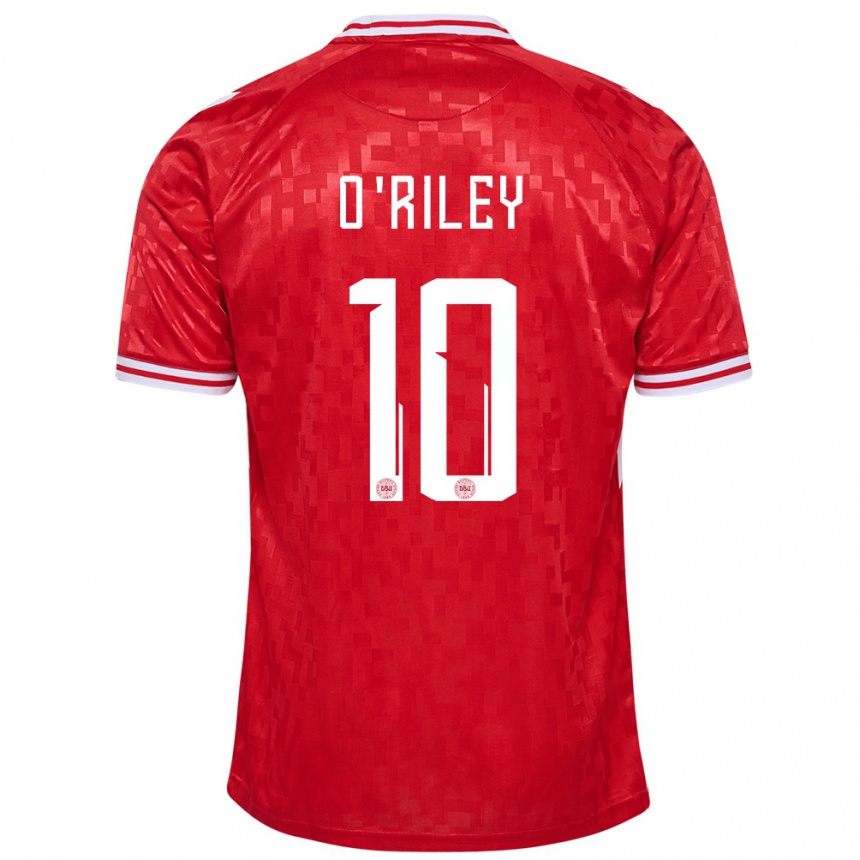 Vaikiškas Danija Matt O Riley #10 Raudona Namų Marškinėliai 24-26 T-Shirt