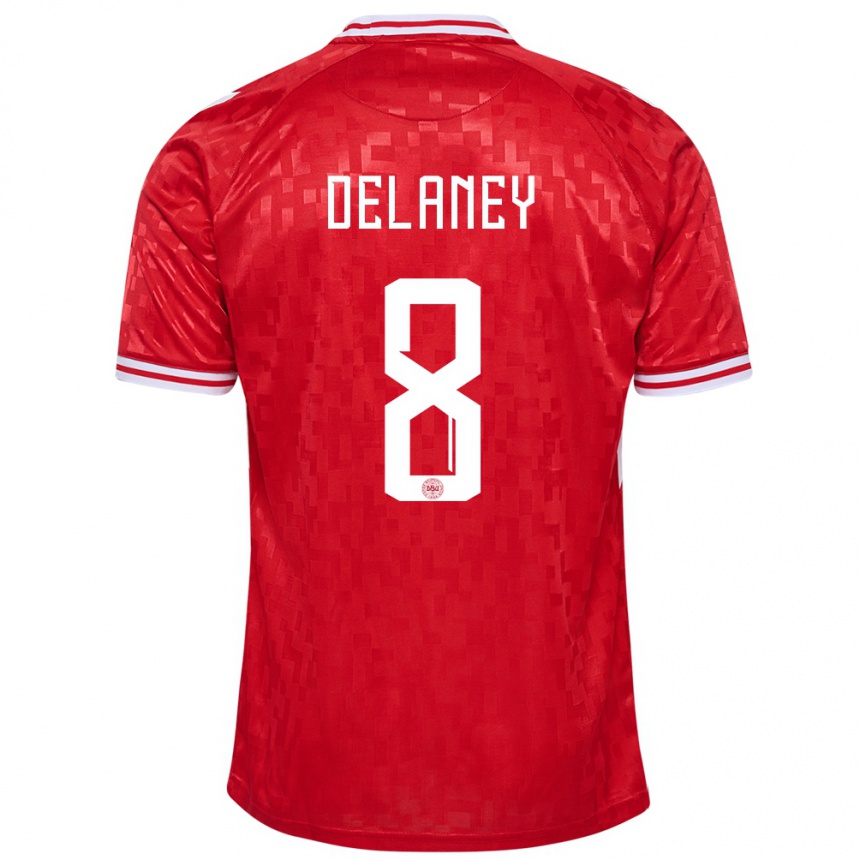 Vaikiškas Danija Thomas Delaney #8 Raudona Namų Marškinėliai 24-26 T-Shirt