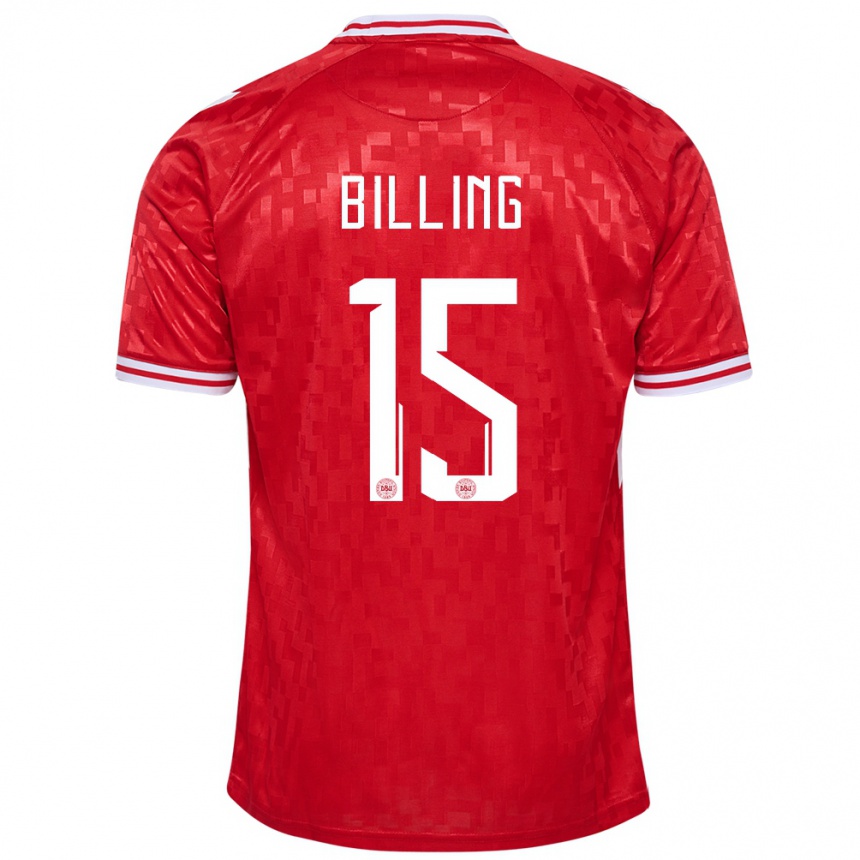 Vaikiškas Danija Philip Billing #15 Raudona Namų Marškinėliai 24-26 T-Shirt