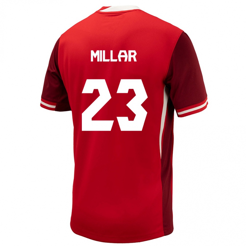 Vaikiškas Kanada Liam Millar #23 Raudona Namų Marškinėliai 24-26 T-Shirt