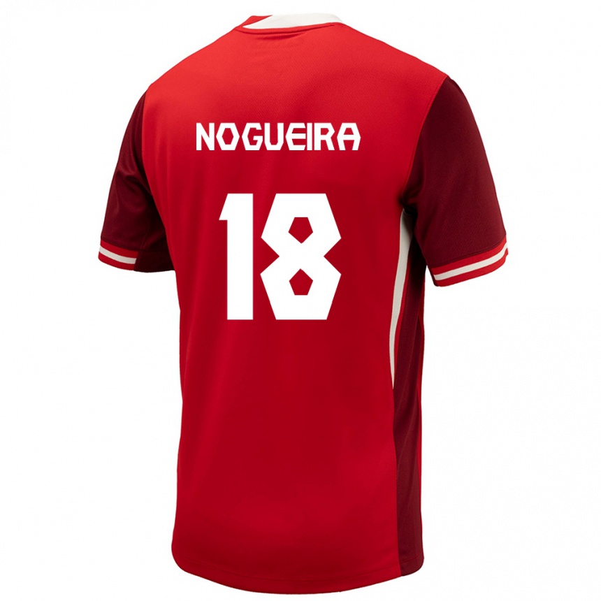 Vaikiškas Kanada Matthew Nogueira #18 Raudona Namų Marškinėliai 24-26 T-Shirt