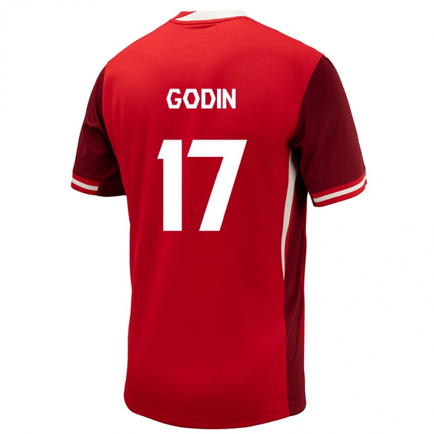 Vaikiškas Kanada Étienne Godin #17 Raudona Namų Marškinėliai 24-26 T-Shirt