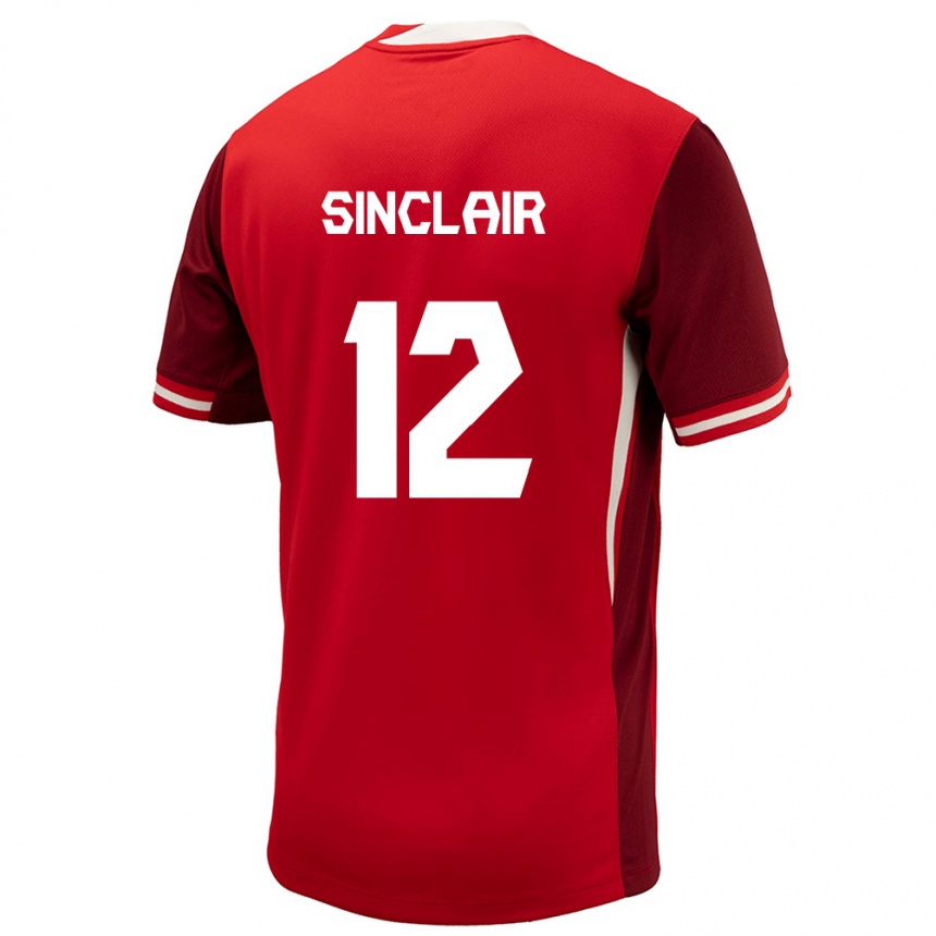 Vaikiškas Kanada Christine Sinclair #12 Raudona Namų Marškinėliai 24-26 T-Shirt