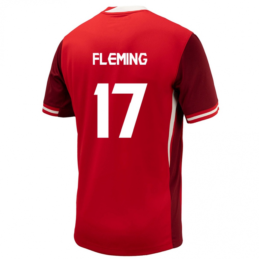 Vaikiškas Kanada Jessie Fleming #17 Raudona Namų Marškinėliai 24-26 T-Shirt