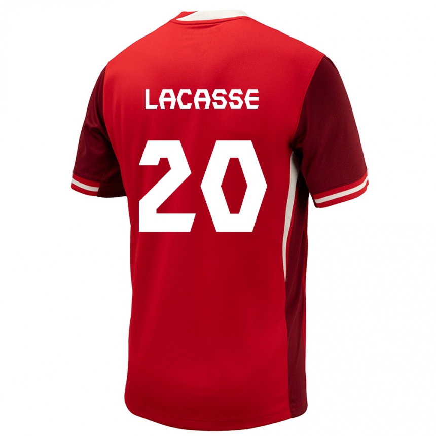 Vaikiškas Kanada Cloe Lacasse #20 Raudona Namų Marškinėliai 24-26 T-Shirt