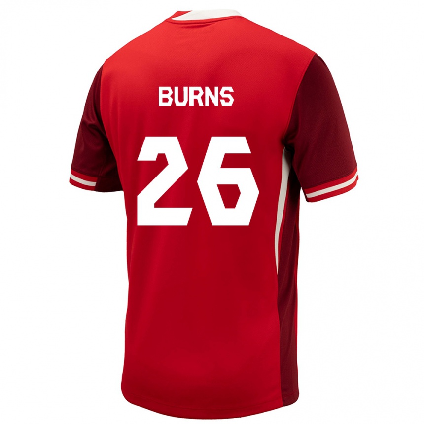 Vaikiškas Kanada Zoe Burns #26 Raudona Namų Marškinėliai 24-26 T-Shirt