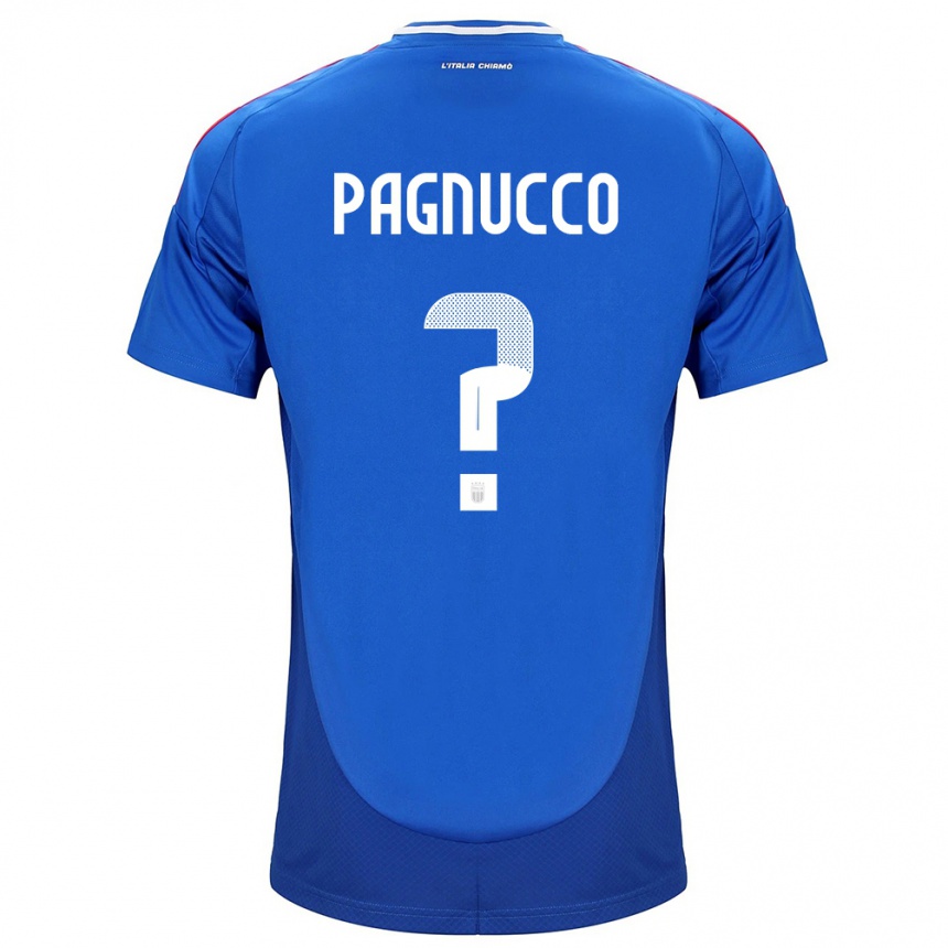 Vaikiškas Italija Filippo Pagnucco #0 Mėlyna Namų Marškinėliai 24-26 T-Shirt