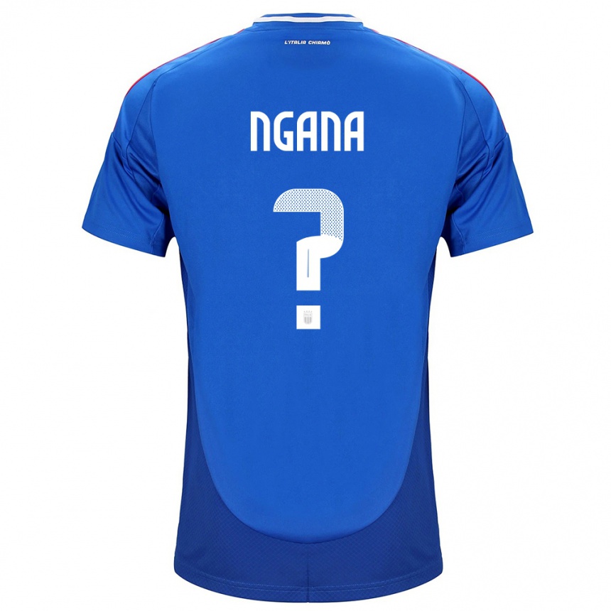 Vaikiškas Italija Valdes Ngana #0 Mėlyna Namų Marškinėliai 24-26 T-Shirt