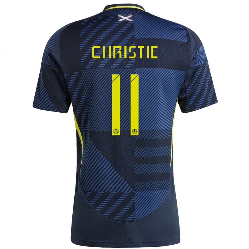 Vaikiškas Škotija Ryan Christie #11 Tamsiai Mėlyna Namų Marškinėliai 24-26 T-Shirt