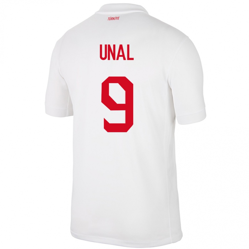 Vaikiškas Turkija Enes Ünal #9 Baltas Namų Marškinėliai 24-26 T-Shirt