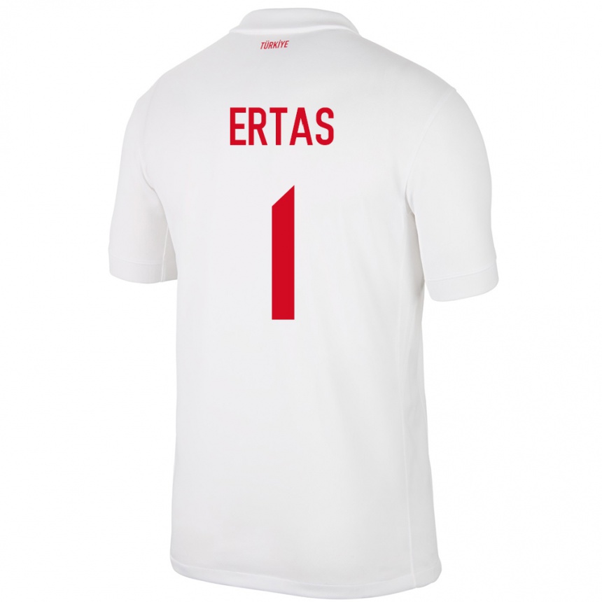 Vaikiškas Turkija Deniz Ertaş #1 Baltas Namų Marškinėliai 24-26 T-Shirt