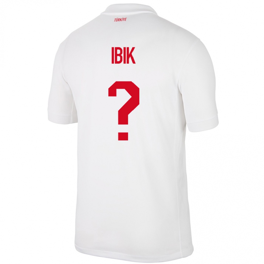 Vaikiškas Turkija Ada İbik #0 Baltas Namų Marškinėliai 24-26 T-Shirt