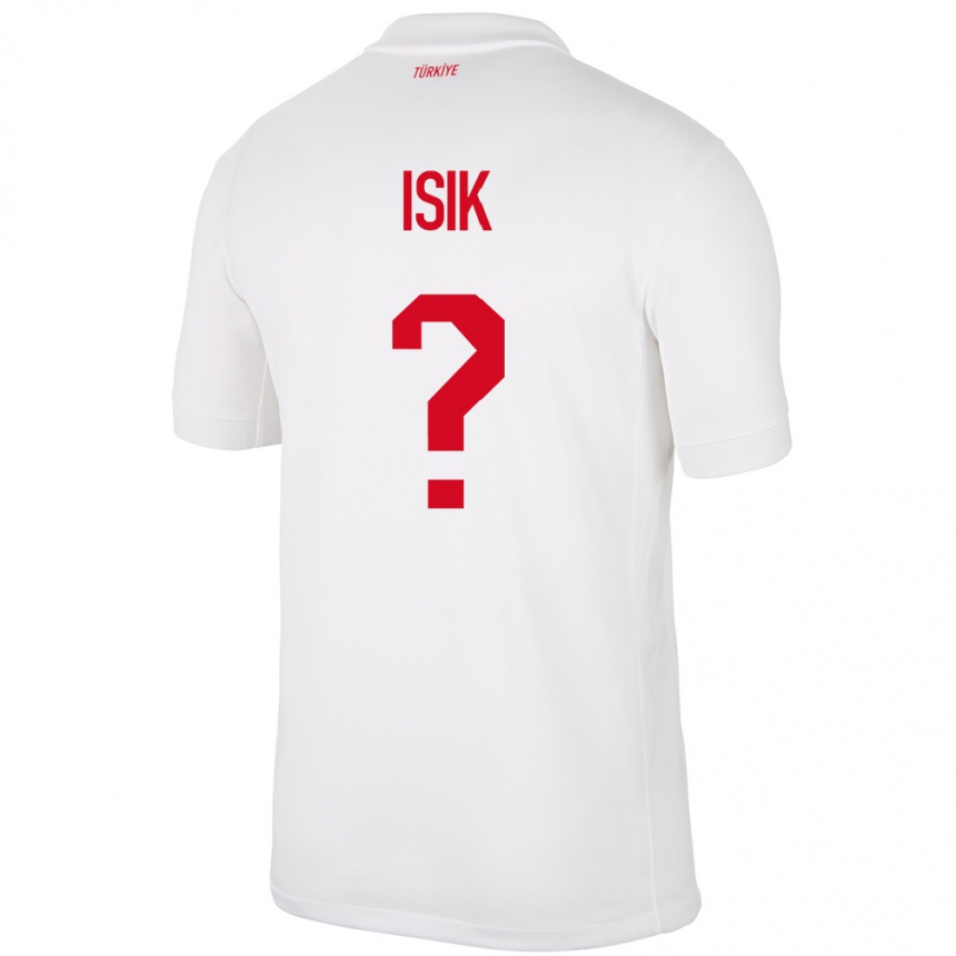 Vaikiškas Turkija Emre Işık #0 Baltas Namų Marškinėliai 24-26 T-Shirt