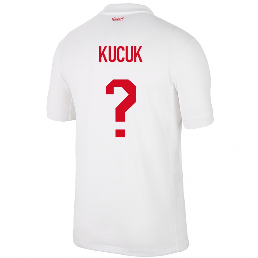 Vaikiškas Turkija Yüksel Kücük #0 Baltas Namų Marškinėliai 24-26 T-Shirt