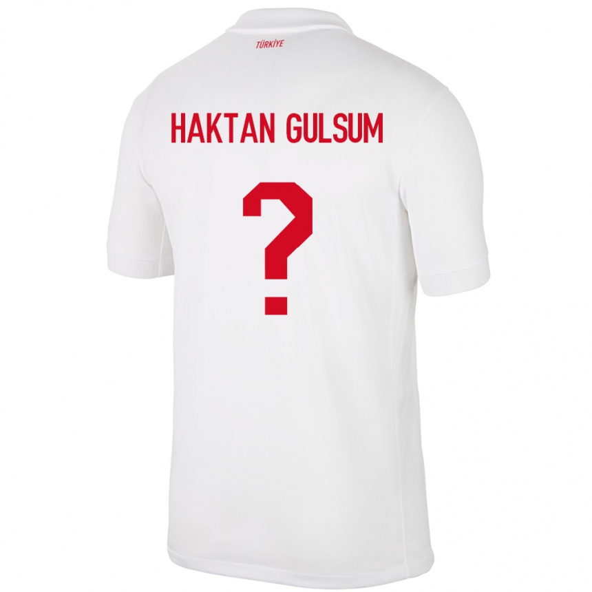 Vaikiškas Turkija Ayaz Haktan Gülsüm #0 Baltas Namų Marškinėliai 24-26 T-Shirt