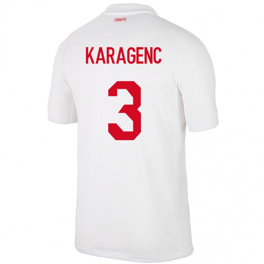 Vaikiškas Turkija Didem Karagenç #3 Baltas Namų Marškinėliai 24-26 T-Shirt