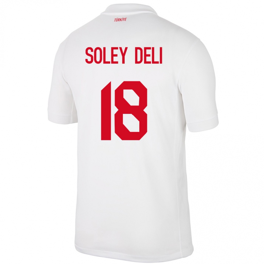 Vaikiškas Turkija Dilara Soley Deli #18 Baltas Namų Marškinėliai 24-26 T-Shirt