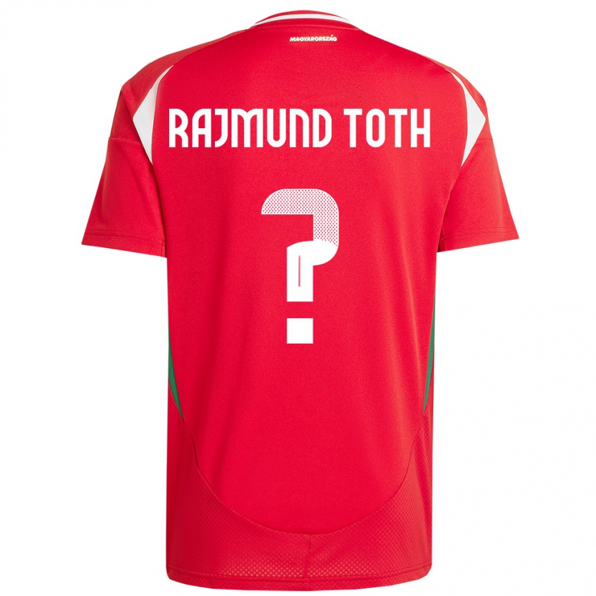 Vaikiškas Vengrija Rajmund Tóth #0 Raudona Namų Marškinėliai 24-26 T-Shirt