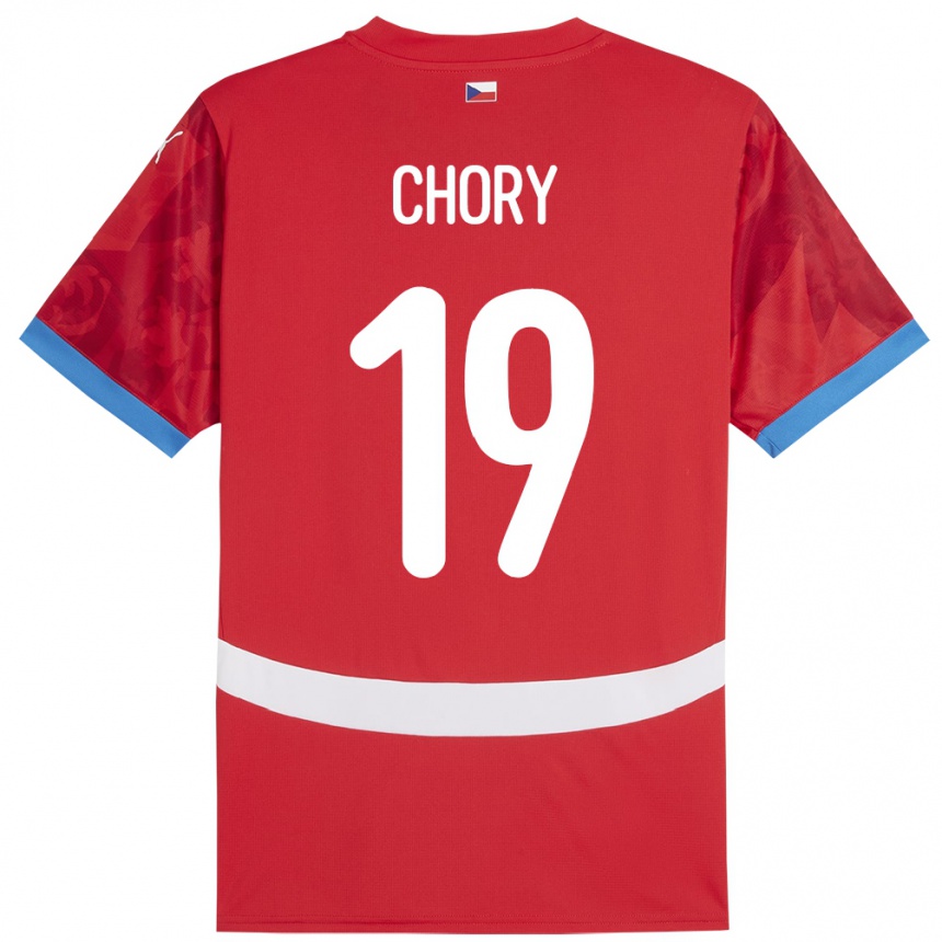 Vaikiškas Čekija Tomas Chory #19 Raudona Namų Marškinėliai 24-26 T-Shirt