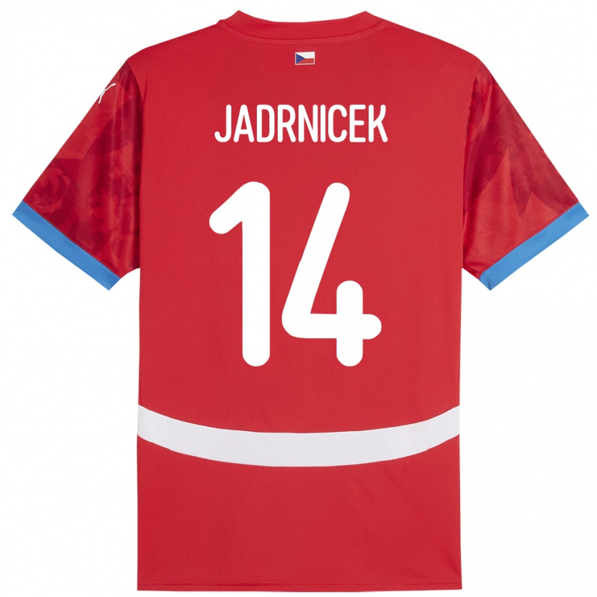 Vaikiškas Čekija Nikola Jadrnicek #14 Raudona Namų Marškinėliai 24-26 T-Shirt