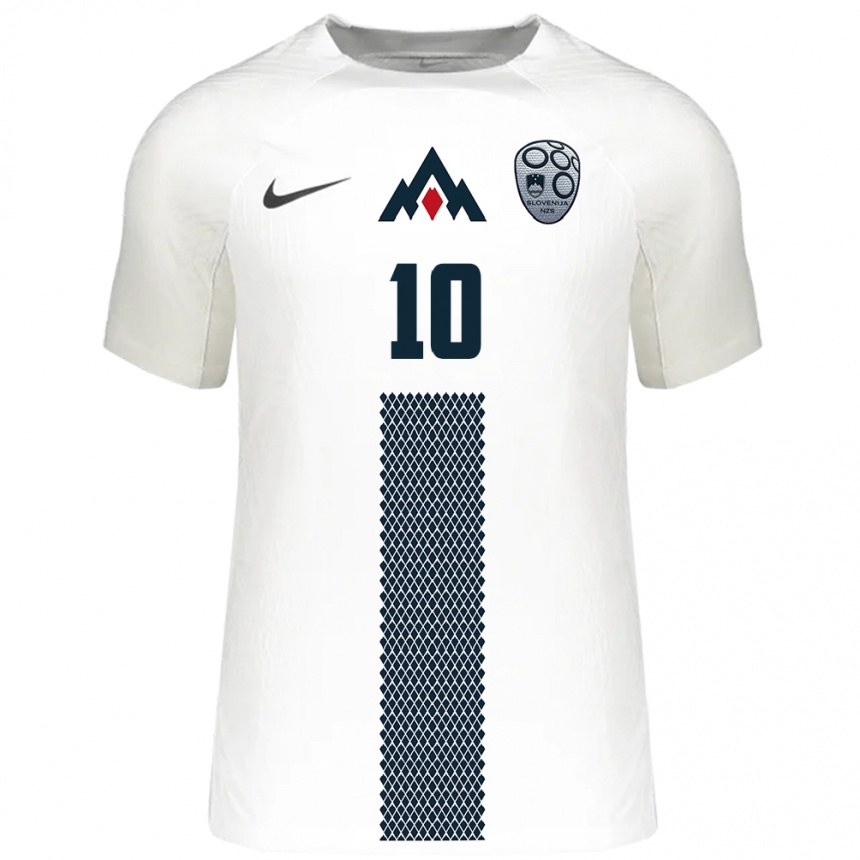 Vaikiškas Slovėnija Svit Seslar #10 Baltas Namų Marškinėliai 24-26 T-Shirt