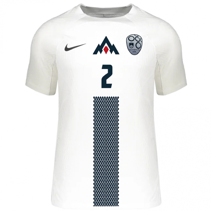 Vaikiškas Slovėnija Zan Karnicnik #2 Baltas Namų Marškinėliai 24-26 T-Shirt