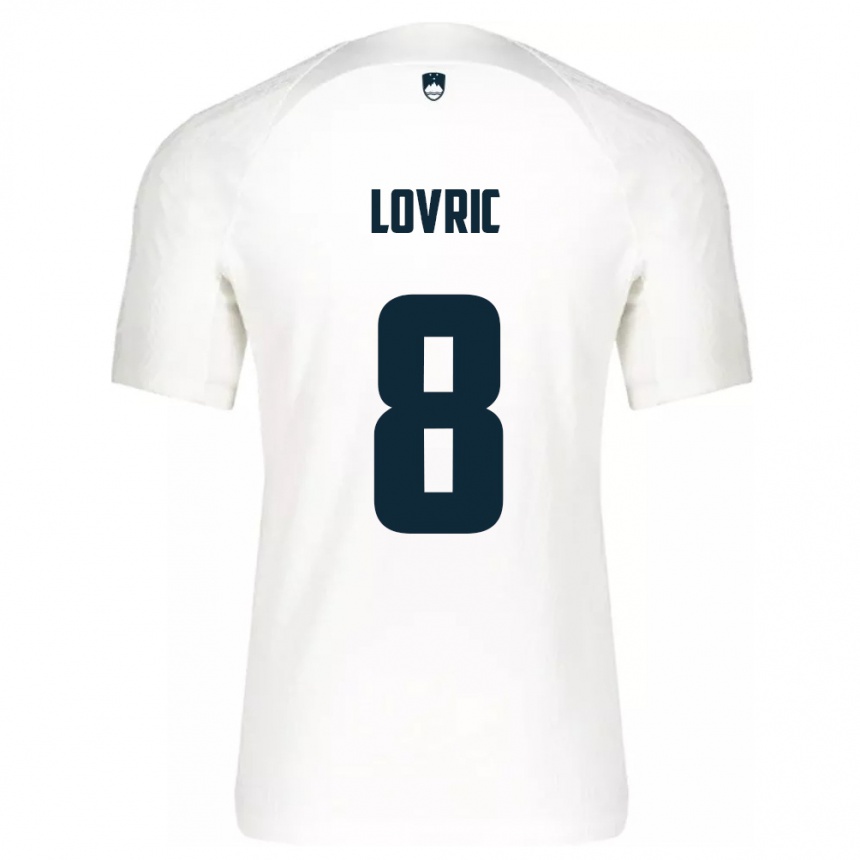 Vaikiškas Slovėnija Sandi Lovric #8 Baltas Namų Marškinėliai 24-26 T-Shirt