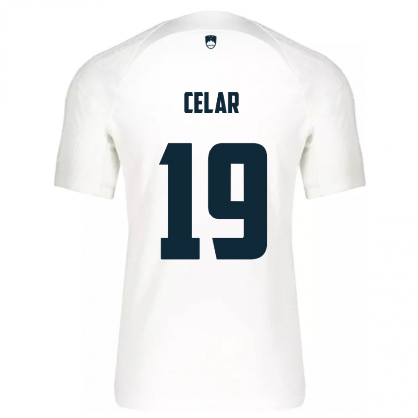 Vaikiškas Slovėnija Zan Celar #19 Baltas Namų Marškinėliai 24-26 T-Shirt