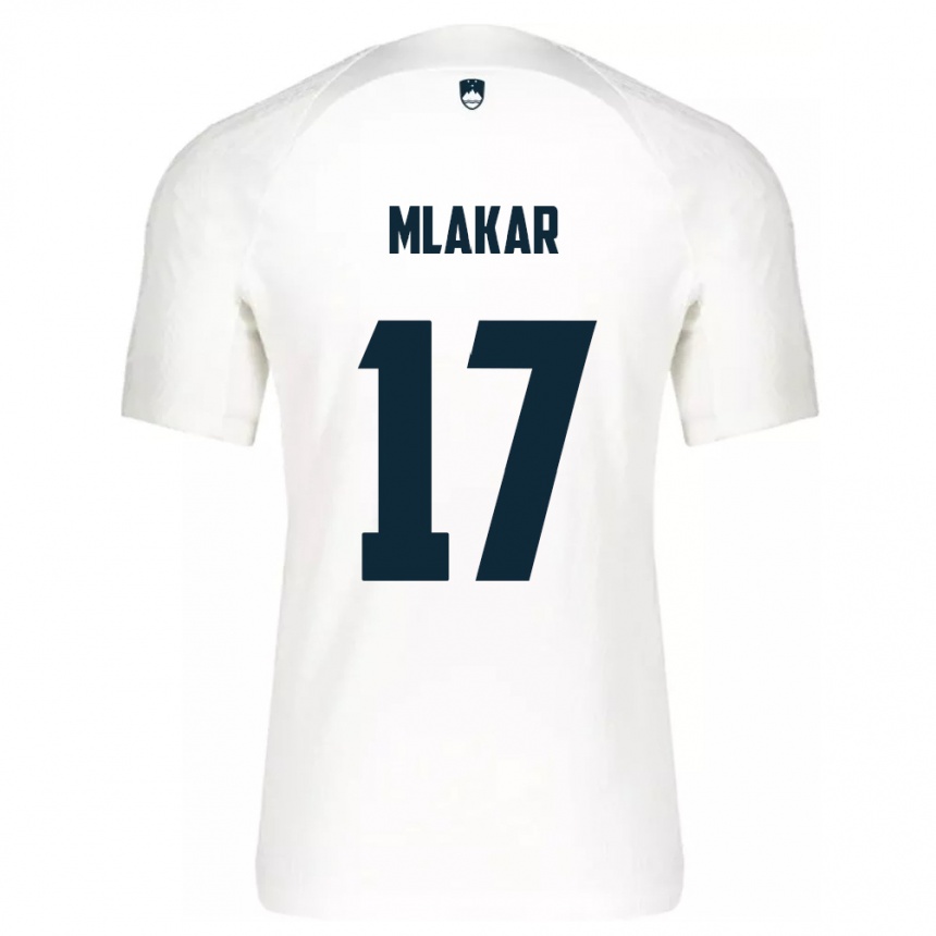 Vaikiškas Slovėnija Jan Mlakar #17 Baltas Namų Marškinėliai 24-26 T-Shirt