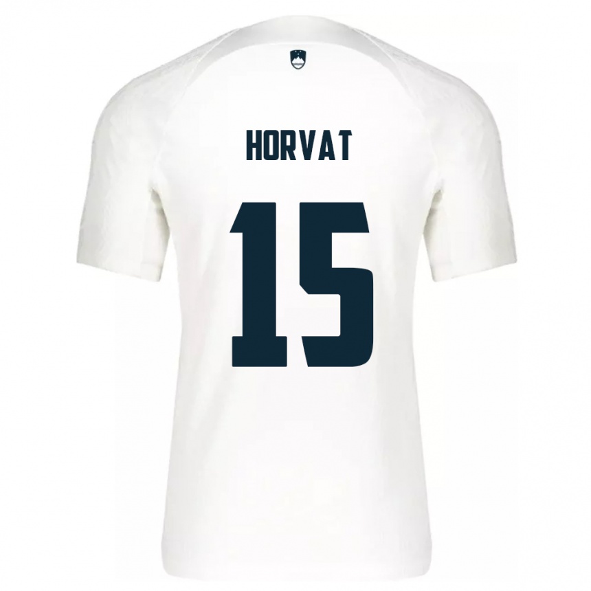 Vaikiškas Slovėnija Tomi Horvat #15 Baltas Namų Marškinėliai 24-26 T-Shirt